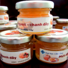 The process of fruit jam production